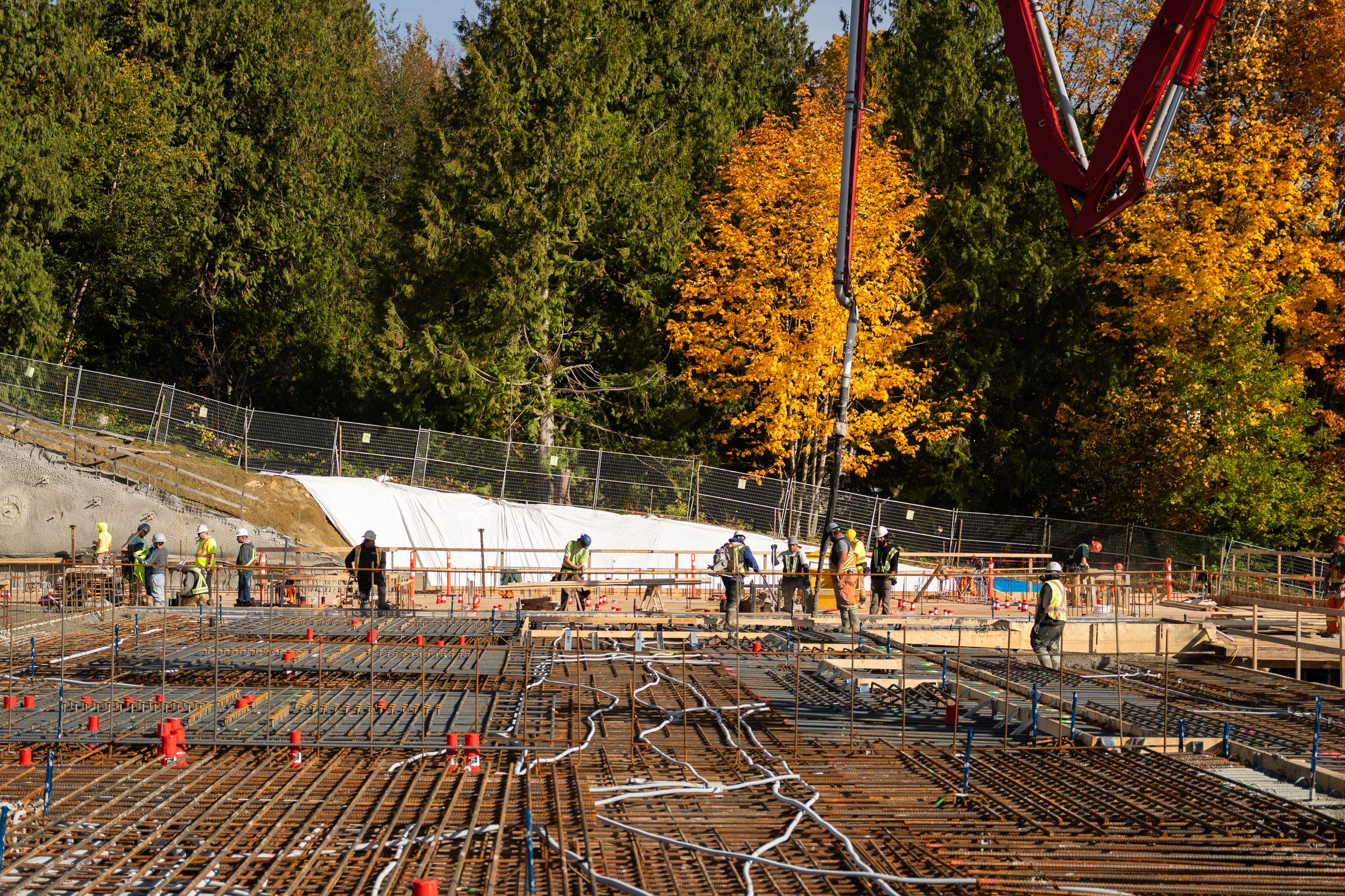 BC Legacy multi-family construction site in Metro Vancouver